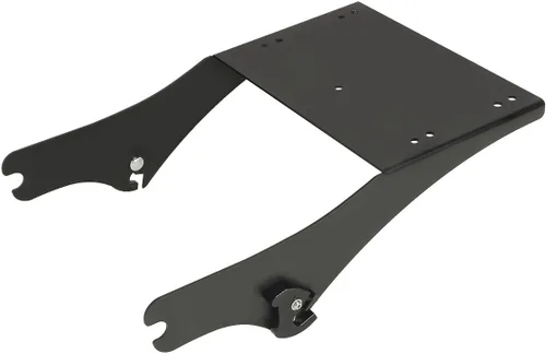 Vista 8 de Paquete de maquinilla de afeitar de 5.5 pulgadas y estante de montaje negro para Harley Tour Pack Pak Touring 97-08 Road King Road Glide Street