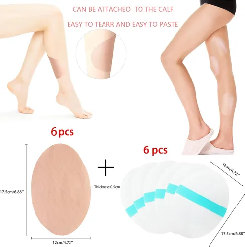 Vista 2 de Adhesivo interior antirozaduras en el muslo, autoadhesivo, resistente al desgaste, almohadillas antifricción para cuerpo, parche invisible ultrafino