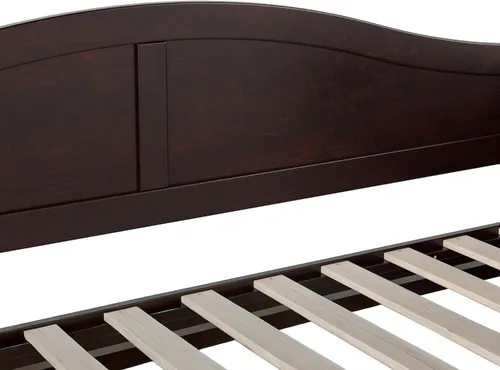 Vista 10 de AFI, Sofá cama de madera Acadia, individual, espresso