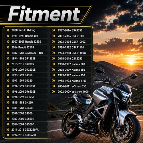 Vista 3 de Conjunto de Relé de Apagado del Ventilador de la Bomba de Combustible Caja de Fusibles Compatible con Suzuki DR125SE DR250SE GN250 GSXR1000 V-Strom