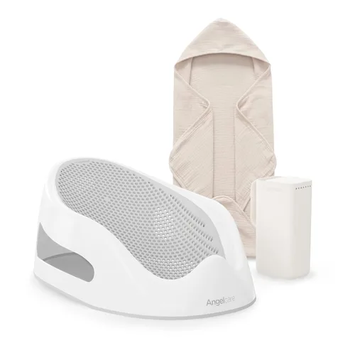 Vista 11 de Angelcare Soft-Touch - Soporte de baño y enjuague para bebé, color Aguamarina