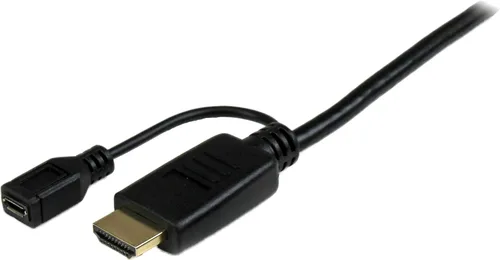 Vista 2 de StarTech HD2VGAMM3 - Cable HDMI a VGA activo de 3 pies, 1920 x 1200, 1080p, M/M (HD2VGAMM3) Monitor HDMI activo a VGA, cable de pantalla