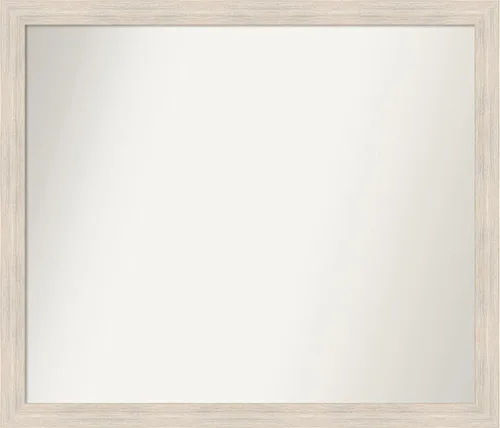 Vista 76 de Amanti Art Espejo personalizado, espejo de baño estrecho Alexandria White Wash, espejo de pared o espejo de tocador de baño sobre el fregadero