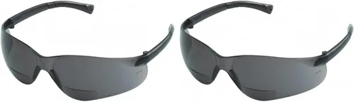 Vista 7 de BKH10 Anteojos de seguridad de policarbonato, 1.0 Diopter, transparente, con antiderrape Lentes de policarbonato con protección contra la luz UV
