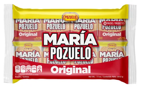 Vista 3 de María Pozuelo, Galletas originales, 8.89 oz (paquete de 3) Paquetes de aperitivos individuales