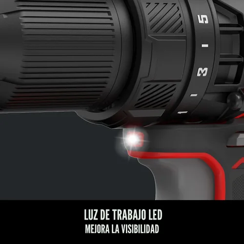 Vista 7 de CRAFTSMAN V20 - Juego de taladro/destornillador inalámbrico (CMCD700C1)