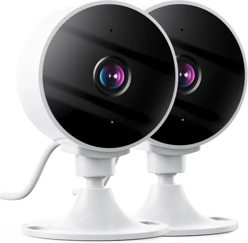 Vista 9 de Cámara de seguridad interior Elelink 2K 3MP, detección de movimiento y sonido, alertas en tiempo real, audio bidireccional, funciona con Alexa