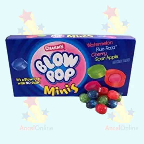 Vista 4 de Charms Caja de teatro Blow Pop Minis; 3.5 oz.