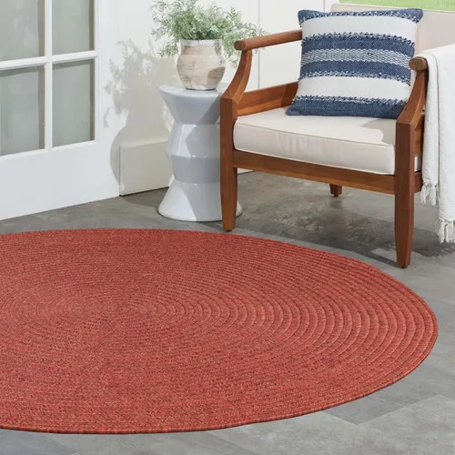 Vista 6 de Superior Alfombra de área para interiores y exteriores, decoración de piso trenzada reversible para sala de estar, cocina, patio, porche delantero
