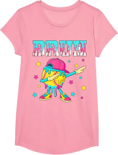 Vista 107 de Baseball Life Style 101 Apparel Youth Drip Baseball Boys Kid Camiseta