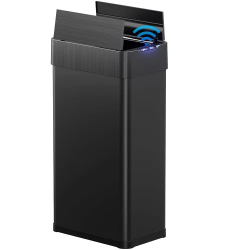 Vista 2 de TLSUNNY Bote de basura automático de 13.2 galones, cubo de basura con sensor de movimiento
