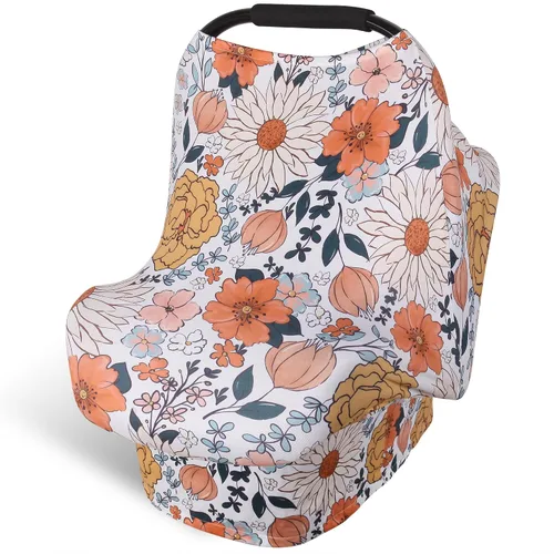 Vista 13 de Rquite Funda para Asiento de Coche Todo en Uno para Bebé, Fundas para Asiento de Coche para Niña y Niño, Funda Elástica y Suave para Asiento