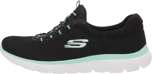 Vista 8 de Skechers Summits - Zapatillas clásicas para mujer color gris y morado