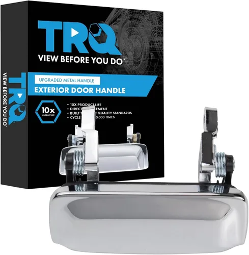 Vista 154 de TRQ Manija de puerta exterior delantera derecha cromada para el lado del pasajero compatible con Dodge Durango Jeep Grand Cherokee 2011-2021