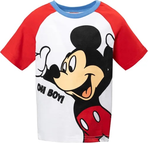 Vista 2 de Disney Pixar Cars Mickey Mouse King Toy Story Buzz Lightyear - Conjunto de camiseta gráfica y pantalones cortos de rizo francés