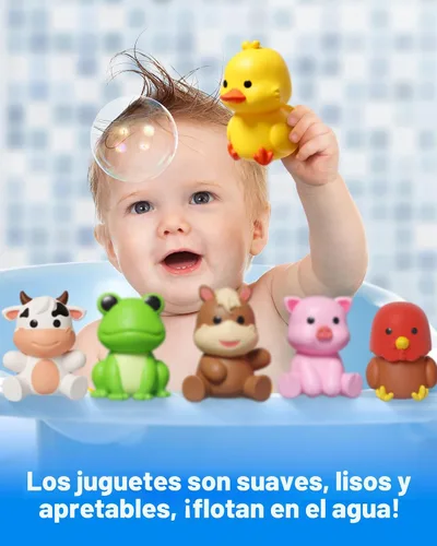 Vista 4 de Coogam 10 piezas de juguetes de animales de granja para emparejar, juegos de clasificación de motricidad fina para niños de 1 a 3 años, juguete