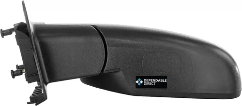Vista 6 de Dependable Direct Espejo lateral izquierdo del conductor con textura, sin calefacción, plegable manual, de funcionamiento manual, compatible