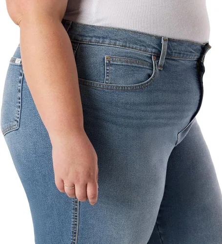 Vista 6 de Levi Strauss Signature Gold Jeans Heritage Stovepipe para mujer (disponibles en Plus)