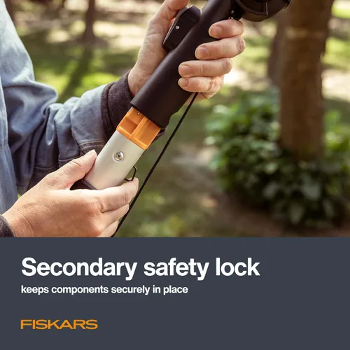 Vista 8 de Fiskars XtendControl - Podadora de árbol de 6 pies con sierra de triple molienda de 15 pulgadas x 1, poste de extensión individual de 3 a 6 pies
