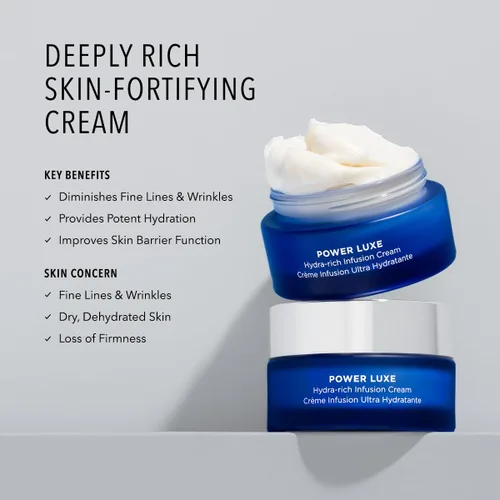 Vista 2 de HydroPeptide Power Luxe Hydra-Rich Infusion Crema facial nocturna, 1 onza