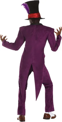 Vista 5 de Magical Disney - Disfraz de Halloween de Dr. Facilier para hombre Disfraz de princesa y rana para Halloween divertido