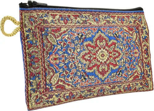 Vista 5 de BDM - Monedero billetero turco con Estampado Floral 2-Azul