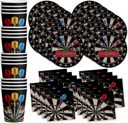 Vista 12 de Suministros de fiesta de billar – Platos de mesa de billar y servilletas – Suministros de cumpleaños para adultos – Juego de vajilla para el día