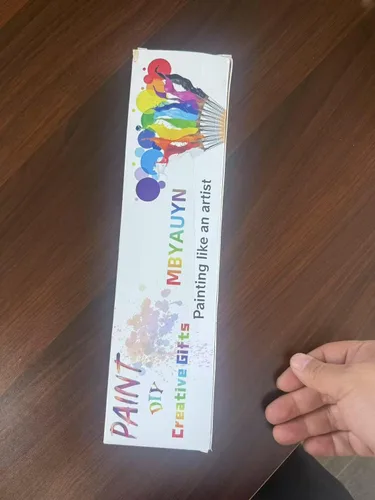 Vista 2 de MBYAUYN Kits de arte de diamantes para adultos, flores, pinturas de puntos de diamante de taladro completo, pinturas artísticas y manualidades