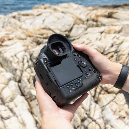 Vista 8 de Ocular extendido EOS R1 Eyecup Eyecup, visor de cámara de silicona suave, protector de cubierta de sombra de ojos diseñado especialmente para Canon