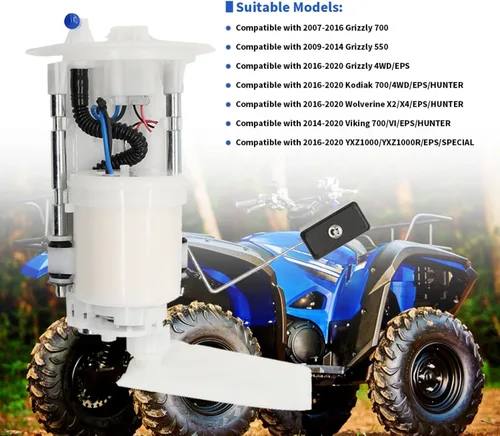Vista 3 de Nakkaa 3B4-13907-10-00 Reemplazo del conjunto de la bomba de combustible para Grizzly 700 550 4WD Kodiak Viking 700 Wolverine X2 X4 YXZ1000 YXZ1000R