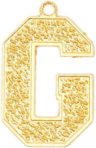 Vista 8 de Bright Creations Dijes de letras con iniciales, paquete de 26, cobre chapado en oro para hacer joyas de oro