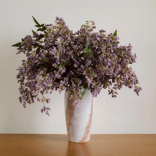 Vista 11 de 6 Pcs 17" Faux Dusty Plum Berry Stem For Vase Artificial Nandina Branches