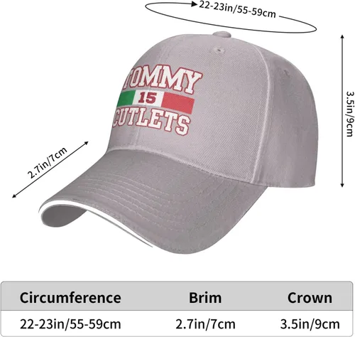 Vista 6 de Tommy Cutlets - Gorra de béisbol para hombre con diseño
