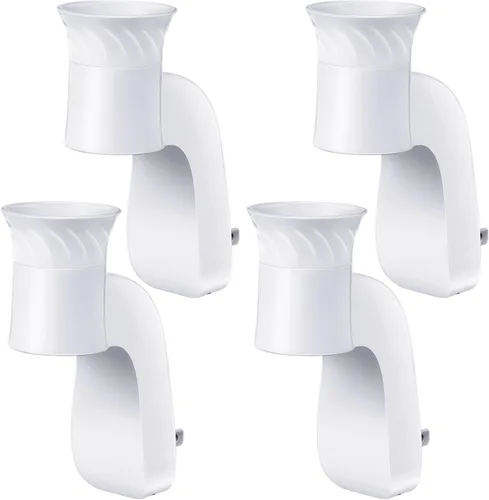 Vista 13 de Paquete de 1 enchufe de fragancia de pared compatible con repuestos de Bath & Body Works, color negro Compatible con repuestos WallFlower de Bath