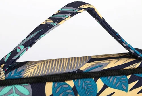 Vista 3 de A4 Portfolio Organizer Bag Handbag Document Zipper Bag File Folder Holder Pouch Case for Tablets Mobile Phones Notebooks Azul oscuro