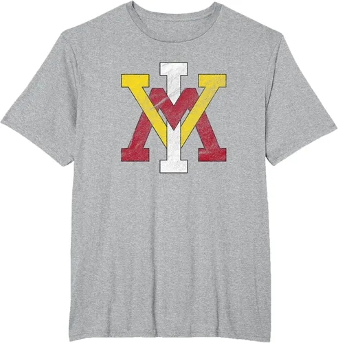 Vista 29 de Virginia Military Institute Camiseta VMI Keydets Distressed Primary, Negro