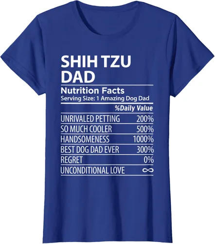 Vista 56 de Shih Tzu Dad - Camiseta divertida para dueño de perro Shih Tzu, Negro