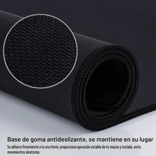 Vista 5 de Canjoy Alfombrilla para Mouse de Juegos (31.5x15.7 pulgadas) 3mm de Grosor XX-Grande Alfombrilla Extendida para Teclado de Computadora Completa