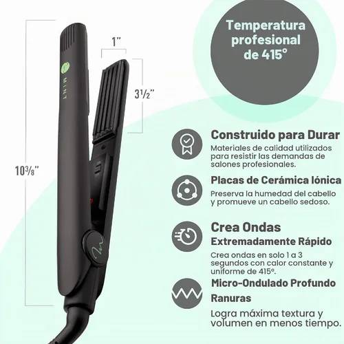 Vista 5 de MINT Pro Series - Plancha de cerámica de 1 pulgada, doble voltaje