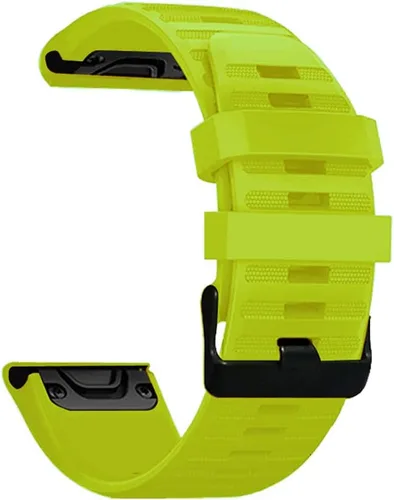 Vista 12 de AISPORTS Correa de silicona compatible con Garmin Fenix 7/7 Pro/6/6 Pro/5/5 Plus, correa de reloj de ajuste rápido de 0.866 pulgadas, correa
