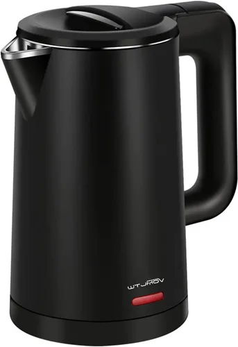 Vista 9 de Hervidor eléctrico de acero inoxidable de 0.8L, hervidor eléctrico pequeño de 800 vatios de 27 onzas de ebullición rápida con apagado automático
