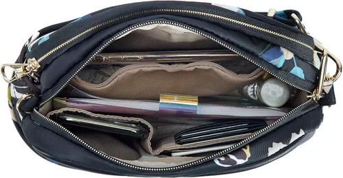 Vista 6 de Travelon Essentials - Bolso cruzado antirrobo - NorthSouth, Bandolera