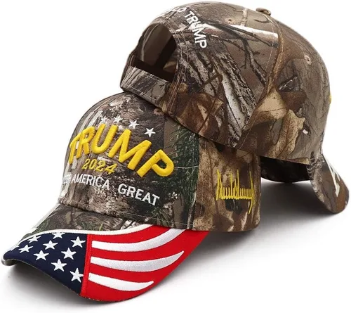 Vista 7 de Engmoo Gorra de béisbol ajustable Trump 2024 Keep America Great Take America Back con bordado de bandera de Estados Unidos