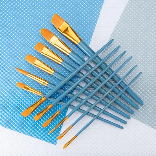 Vista 5 de Royal Brush Manufacturing - Royal & Langnickel - 12 pinceles en bolsa de vinilo Zip N' Close.