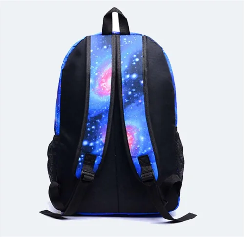 Vista 2 de WEIYON Juego de mochila escolar 3 en 1 Cristiano Ronaldo para niños adolescentes, mochila de lona ligera, bolsa de hombro y estuche para lápices