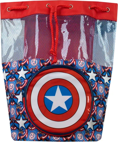 Vista 2 de Marvel Bolsa de natación Capitán América para niños, Varios