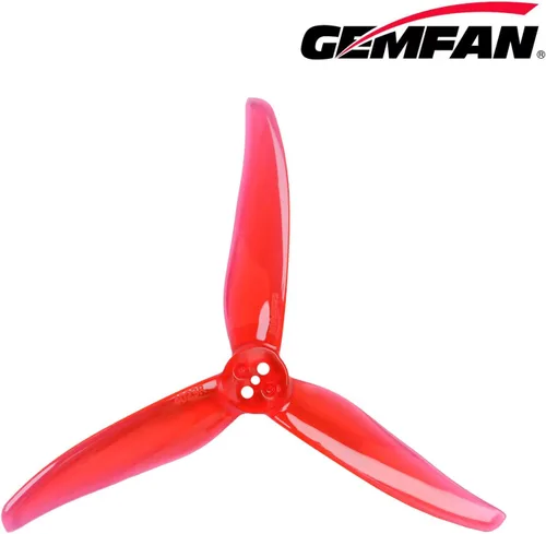 Vista 2 de Gemfan Hurricane 4023 3-Blade Props con 0.059 in para 1505-3600 Motor sin escobillas RC Drone FPV Racing Palillo de dientes 16pcs 8CW 8CCW