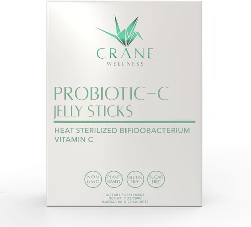 Vista 2 de PROBIOTIC-C Jelly Sticks - Bifidobacterium y vitamina C Sin OMG, sin gluten, veganas Sobres individuales para un bienestar fácil de llevar