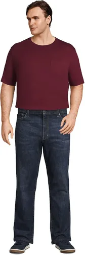 Vista 4 de Lands' End Camiseta de manga corta Super-T con bolsillo para hombre
