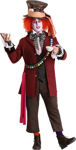 Vista 2 de Fun Costumes Disfraz de sombrero loco auténtico del país de las maravillas